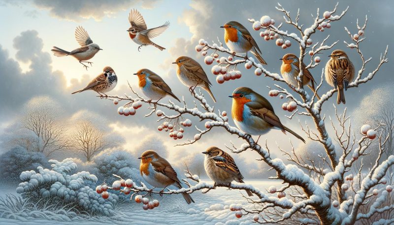 welke vogels overwinteren in nederland