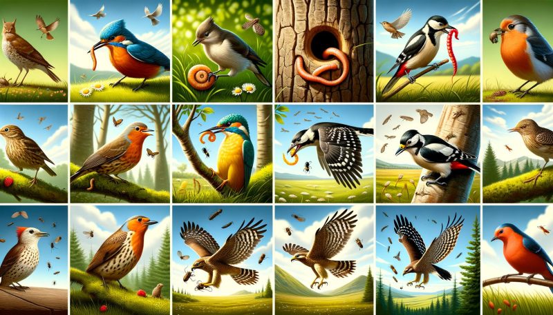 wat eten vogels in de natuur