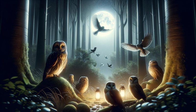 welke vogels hoor je s nachts