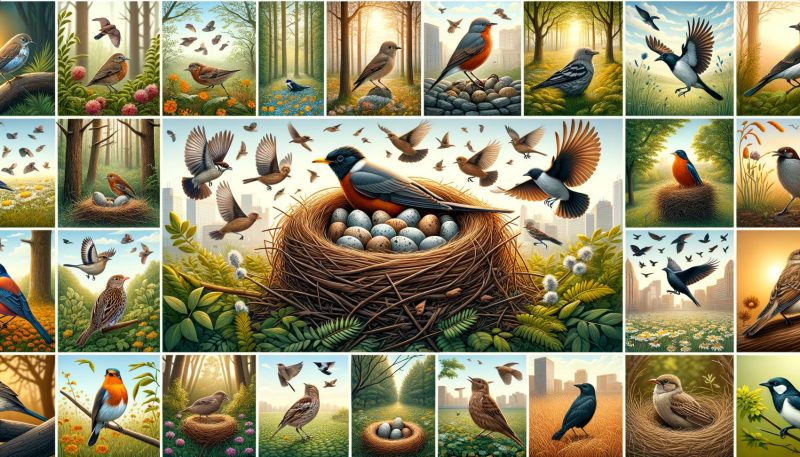 wanneer gaan vogels nestelen