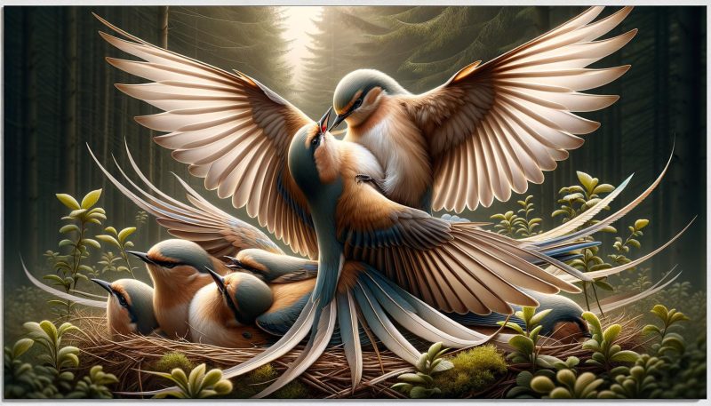 hoe paren vogels