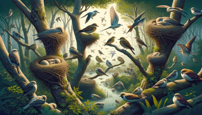 hoe slapen vogels