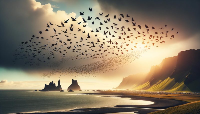waarom vliegen vogels in een v