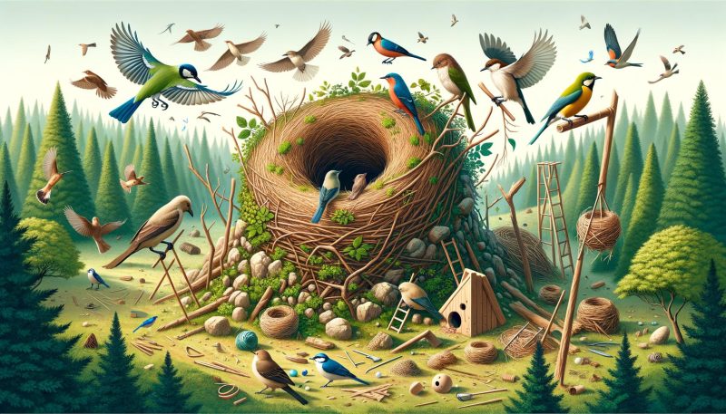 wanneer maken vogels een nest