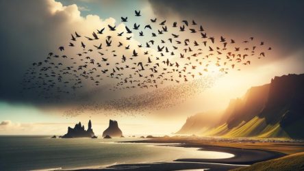 waarom vliegen vogels in een v